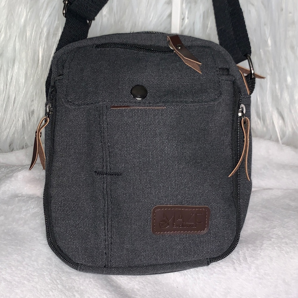 MAZE EXCLUSIVE CANVAS CROSSBODY BAG